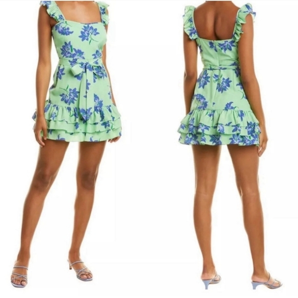 REVOLVE Likely Charlotte Floral Mini Dress Size 4. - Picture 1 of 10
